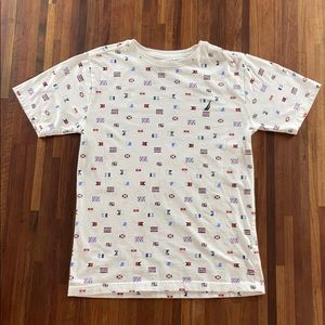Nautica white flag tee